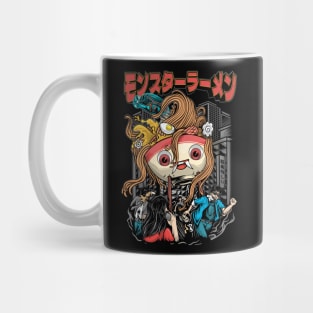 A Bowl Full of Horror The Ramen Monster Awakens Mug